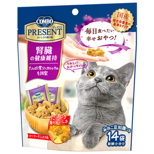 日本ペットフード コンボ プレゼント キャット おやつ 腎臓の健康維持 42g ｺﾝﾎﾞﾌﾟﾚｾﾞﾝﾄCｵﾔﾂｼﾞﾝｿﾞｳ42G-イメージ1
