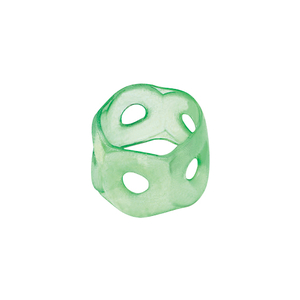 コクヨ リング型紙めくり メクリン L 透明グリーン 5個 1パック（5個） F815275-ﾒｸ-22TG-イメージ1