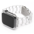 WEARPLANET Apple Watch 45mm用保護ケース付きクリアチェーンバンド クリア WP23102AW