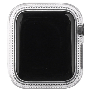 WEARPLANET Apple Watch 45mm用保護ケース付きクリアチェーンバンド クリア WP23102AW-イメージ2