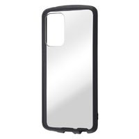レイアウト Galaxy A52 5G用耐衝撃ハイブリッドケース Puffull クリア/ブラック RT-GA52CC14/CBM