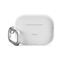 elago AirPodsPro3用シリコンケｰスカラビナ付き/ナイトグロｰブルｰ elago ナイトグローブルー EL_A3PCSSCN3_NB