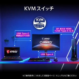 MSI 27型液晶ディスプレイ MAG 黒 MAG-275CQRF-QD-E2-イメージ6