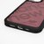 エム・ディー・シー iPhone 12/12 Pro用サイドオーナメントケース スタンプロゴスエード New Balance バーガンディー MD-74689-2-イメージ6