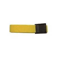 ユタカメイク ベルト　結束ベルト（バックル）　25mm巾×2m　イエロー AG-222
