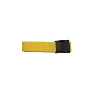 ユタカメイク ベルト　結束ベルト（バックル）　25mm巾×2m　イエロー AG-222-イメージ1