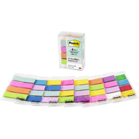 3M ポストイット フィルム透明見出し 44mm×12mm マルチカラー FCE013W-6881MCN