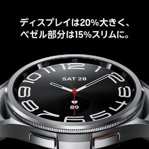 Samsung スマートウォッチ Galaxy Watch6 Classic 43mm ブラック SM-R950NZKAXJP-イメージ5