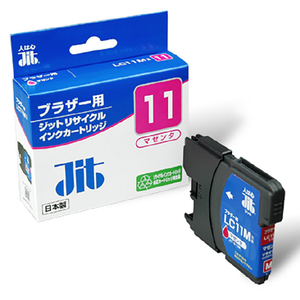 JIT ブラザー(brother) LC11M対応ジットリサイクルインクカートリッジ マゼンタ JIT-B11M JIT ブラザー(brother) LC11M対応ジットリサイクルインクカートリッジ マゼンタ JIT-B11M