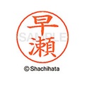 シヤチハタ ネームペン用ネーム シルバー 既製 早瀬 FC47429-X-GPS-1658