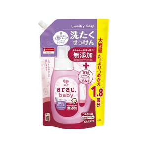 サラヤ アラウ.ベビー 洗たくせっけん 詰替用 1300mL FCT9624-イメージ1