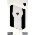 LAMBORGHINI iPhone 15 Pro Max用本革 手帳型ケース ホワイト LBTPUFCIP15PMHUD1WE