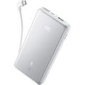 Anker Zolo Power Bank (10000mAh, 22．5W, Built-In USB-Cケーブル) ホワイト A110DN21