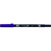 トンボ鉛筆 デュアルブラッシュペン ABT Violet F040044-AB-T606