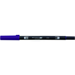 トンボ鉛筆 デュアルブラッシュペン ABT Violet F040044-AB-T606-イメージ1