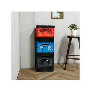 トラスコ中山 折りたたみメッシュコンテナ25L グレー FC956GT-1148116-イメージ8