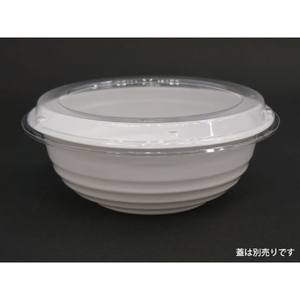 シーピー化成 どんぶり容器 BF-362 ホワイト 本体 50枚 FCG300V-00126154-イメージ6