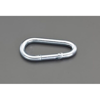 エスコ スナップフック 鉄亜鉛メッキ 10個 6.0×60mm FCY8338-EA638JP-31