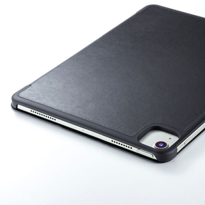 サンワサプライ iPad Air 2020用ソフトレザーケース ブラック PDA-IPAD1707BK-イメージ4