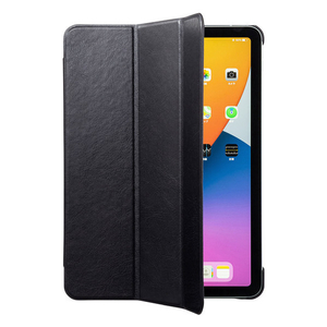 サンワサプライ iPad Air 2020用ソフトレザーケース ブラック PDA-IPAD1707BK-イメージ6
