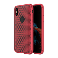 Matchnine iPhone XS/X用ケース SKEL パピーレッド MN11001I8