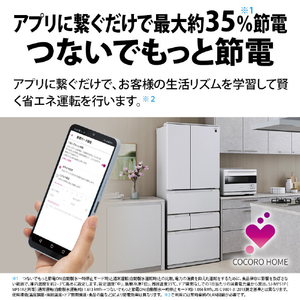 SHARP 【フレンチドア】505L 冷蔵庫 FiT63cmシリーズ冷蔵庫 ブラストホワイト SJ-MF51R-W-イメージ13