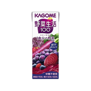 カゴメ 野菜生活100 ベリーサラダ 200mL FC321NU-イメージ1