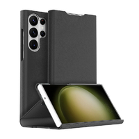 araree Galaxy S23 Ultra用手帳型ケース Bonnet Stand ブラック AR25104S23U