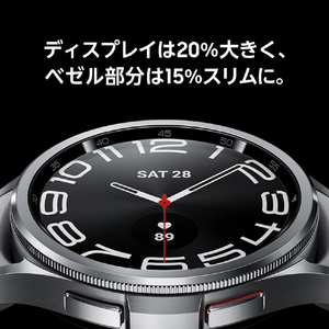 Samsung Galaxy Watch6 Classic 43mm シルバー SM-R950NZSAXJP-イメージ5