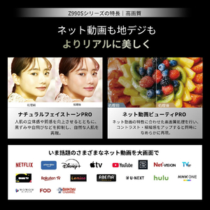 TVS REGZA 85V型 4K Mini LED液晶テレビ REGZA 85Z990S-イメージ9