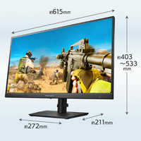 I・Oデータ KH-GDQ271JA 27型液晶ディスプレイ GigaCrysta ブラック