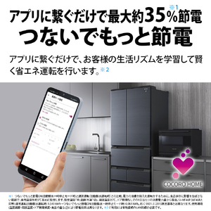 SHARP 【フレンチドア】457L 冷蔵庫 FiT63cmシリーズ冷蔵庫 ダスクダークメタル SJ-MF46R-H-イメージ14