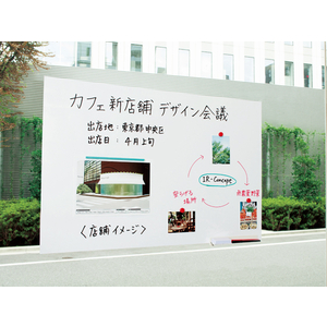 マグエックス 吸着ホワイトボードシート(小) 300×450mm F870675-MKS-3045-イメージ3