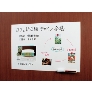 マグエックス 吸着ホワイトボードシート(小) 300×450mm F870675-MKS-3045-イメージ4