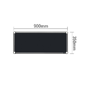 エレクター ベーシックシリーズ Fシュルフ 連結用天板 W900xD350mm ブラック 1枚 ブラック ﾚﾝｹﾂﾖｳﾃﾝﾊﾞﾝW90XD35CMBK-イメージ2