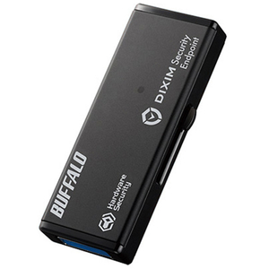 バッファロー 法人向けセキュリティーUSBメモリー ウイルススキャン 1年 64GB ブラック RUF3-HSL64GEV-イメージ1