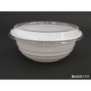 シーピー化成 どんぶり容器 BF-361 ホワイト 本体 50枚 FCG302V-00130287-イメージ6