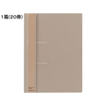 コクヨ ファスナーファイル〈レポート〉 A4タテ 2穴 100枚収容 セピア20冊 1箱(20冊) F836214-ﾌ-P160S