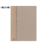 コクヨ ファスナーファイル〈レポート〉 A4タテ 2穴 100枚収容 セピア20冊 1箱(20冊) F836214-ﾌ-P160S