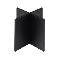 江部松商事 EBM/木製 組立十字スタンド 黒 200×200×200mm FC934LB-1026050