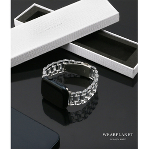 WEARPLANET Apple Watch 40mm用保護ケース付きクリアチェーンバンド クリア WP23105AW-イメージ15