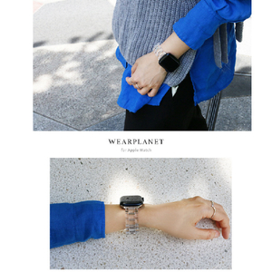 WEARPLANET Apple Watch 40mm用保護ケース付きクリアチェーンバンド クリア WP23105AW-イメージ18