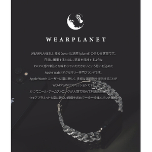 WEARPLANET Apple Watch 40mm用保護ケース付きクリアチェーンバンド クリア WP23105AW-イメージ19