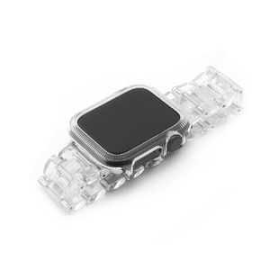WEARPLANET Apple Watch 40mm用保護ケース付きクリアチェーンバンド クリア WP23105AW-イメージ4