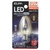 エルパ LED電球 E12口金 全光束18lm(0．5Wローソクタイプ相当) クリア電球色 1個入り elpaball mini LDC1CL-G-E12-G306-イメージ1