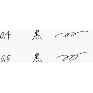 コクヨ キャンパス マジックフィット ゲルペン 0.5 黒 グレー軸 FCJ893U-WPB3-05D-M-イメージ6