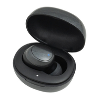 エルパ 充電式イヤリスチャージ 片耳密閉タイプ ブラック AS-E001