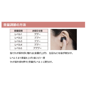 エルパ 充電式イヤリスチャージ 片耳密閉タイプ ブラック AS-E001-イメージ17