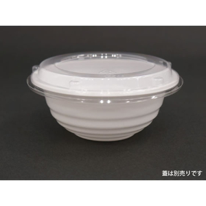 シーピー化成 どんぶり容器 BF-360 ホワイト 本体 50枚 FCG303V-00133303-イメージ5