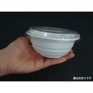 シーピー化成 どんぶり容器 BF-360 ホワイト 本体 50枚 FCG303V-00133303-イメージ6